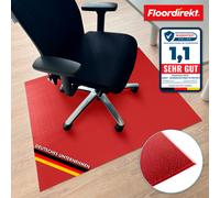 Tapis de protection du sol avec bord biseauté en différentes couleurs Cléopâtre rouge 75 x 100 cm
