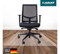 Tapis de protection du sol First Class polycarbonate rond de 90 cm de diamètre transparent