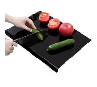 Tapis de protection en acrylique pour planche à découper, plan de travail de cuisine non glissant, avec lèvres, viande, fromage, bol de coupe pour appartement, repas de cuisine