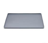 Tapis de protection en silicone pour machines à laver et sèche-linge, résistant à la poussière, pour usage domestique, taille 60 x 60 x 1 7 cm (gris)