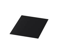 Tapis de protection en silicone transparent antidérapant et résistant à la chaleur pour travaux manuels et plans de travail Design translucide 1000 x 1000 x 4 mm (Noir)