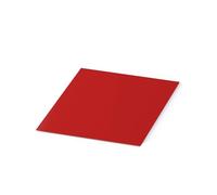 Tapis de protection en silicone transparent - Résistant à la chaleur - Antidérapant - Translucide - Pour cuisine et table - Multifonction - Rouge - 1200 x 1000 x 4 mm
