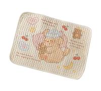 Tapis de protection menstruel doux pour femme avec motif de dessin animé pour une protection sûre pendant la nuit