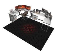 Tapis de Protection pour Chaise de Bureau, Tapis Gaming Sol, Tapis sous Chaise Bureaupour parquet, sols durs, Fauteuils de Gaming, Tapis pour Chaise de Bureau, Tapis de Sol Gamer 140 x 180 cm