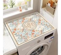 Tapis De Protection Pour Dessus De Lave-Linge,Mat (Color 2,50 x60 cm) | Housse Machine A Laver,Housse Machine A Laver,Multifonction,Plan De Travail,Pour RéFrigéRateur,Cuisine,Salle De Bain,Cover