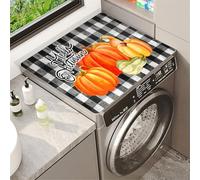 Tapis De Protection Pour Dessus De Machine à Laver AntidéRapant Top Mat Cover Housse De Machine à Laver Pour SèChe-Linge Buanderie RéFrigéRateur Cuisine Salle De Bain Carpets (Color 1,60x60cm)