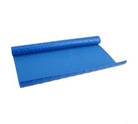 Tapis de protection pour échelle de piscine, tapis antidérapant avec texture ondulée, housse de marche en caoutchouc pour accessoires de piscine hors sol, bleu (90 x 40 cm)