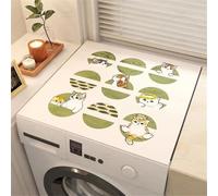 Tapis De Protection Pour Lave-Linge Et SèChe-Linge,Motif Chat, AntidéRapant,Absorbant,Grain De Bois,DiatoméEs,Housse Machine A Laver Pour Cuisine,RéFrigéRateur Et Salle De Bain (Color 5,40 x50 cm)