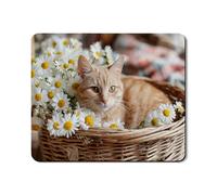 Tapis de protection pour lave-linge et sèche-linge motif chrysanthème vintage floral - En caoutchouc antidérapant et imperméable - 50,8 x 61 cm