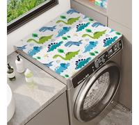 Tapis De Protection Pour Laveuse Ou SéCheuse Arc-En-Ciel Cheval Fleur ThèMe Animal Top Cover Mat ProtèGe Machine AntidéRapant Lave Linge Pour Machine RéFrigéRateur Cuisine (Color 6,50x60cm)