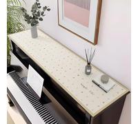 Tapis De Protection pour Piano,Base Antidérapante en Caoutchouc,Housse Anti-Poussière,Imperméable Et Facile à Nettoyer,Idéal Les Meubles De Chambre,B4,30 * 120cm