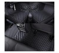 Tapis de protection pour pieds à gauche pour Fiat 500x - Accessoires en cuir anti-salissure - Noir