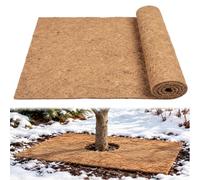 Tapis de protection pour plantes en coco - 100 x 25 cm - 100 % bio - Pour | Respirant et perméable à l'eau, imputrescible, peut être découpé individuellement, pour pots, arbustes et plantes d'intérieur