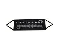Tapis de protection pour poissons - Tapis d'atterrissage portable avec mètre ruban - 100 x 30 cm - Pliable - Décrochement pliable - Avec mètre ruban - Outil d'extérieur