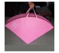 Tapis De Protection Pour Pole Dance Tapis de protection rond pliable for pole dance, 120 x 5-10 cm, for yoga, gym, fitness, exercices, sport, protections sécurité(Pink-5cm thick)