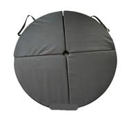 Tapis De Protection Pour Pole Dance Tapis de protection rond pliable for pole dance, 120 x 5-10 cm, for yoga, gym, fitness, exercices, sport, protections sécurité(Black-5cm thick)