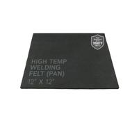 Tapis de protection pour soudage, inflammable, noir : env. 30 x 30 cm