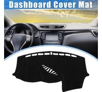Tapis De Protection Pour Tableau De Bord De Voiture Compatible pour Ford Focus 2012-2018, En Polyester Protecteur Pour Console Centrale, Intérieur De Tableau De Bord Noir