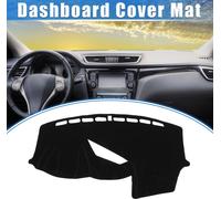Tapis De Protection Pour Tableau De Bord De Voiture Compatible pour Ford Focus St 2012-2018, En Polyester Protecteur Pour Console Centrale, Intérieur De Tableau De Bord Noir