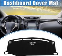 Tapis De Protection Pour Tableau De Bord De Voiture Compatible pour Jeep Compass 2022-2023, En Polyester Noir, Pour Console Centrale, Intérieur De Tableau De Bord.
