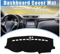 Tapis De Protection Pour Tableau De Bord De Voiture Compatible pour Jeep Grand Cherokee 2011-2020, En Polyester Noir, Pour Console Centrale, Intérieur De Tableau De Bord.