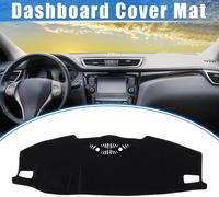 Tapis De Protection Pour Tableau De Bord De Voiture Compatible pour Jeep Grand Cherokee 2021-2023, En Polyester Noir, Pour Console Centrale, Intérieur De Tableau De Bord.