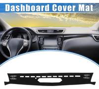 Tapis De Protection Pour Tableau De Bord De Voiture Compatible pour Jeep Wrangler Jl 2018-2022, En Polyester Noir, Pour Console Centrale Intérieure