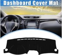 Tapis De Protection Pour Tableau De Bord De Voiture Compatible pour Kia Sportage 2005-2010, En Polyester Protecteur Pour Console Centrale, Intérieur De Tableau De Bord. Ligne noire