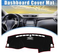 Tapis De Protection Pour Tableau De Bord De Voiture Compatible pour Kia Sportage 2017-2022, En Polyester Protecteur Pour Console Centrale, Intérieur De Tableau De Bord Ligne rouge
