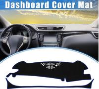 Tapis De Protection Pour Tableau De Bord De Voiture Compatible pour Kia Sportage 2023, En Polyester Protecteur Pour Garniture Intérieure De Console Centrale Ligne bleue