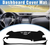 Tapis De Protection Pour Tableau De Bord De Voiture Compatible pour Kia Sportage 2023, En Polyester Protecteur Pour Garniture Intérieure De Console Centrale Ligne noire