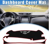 Tapis De Protection Pour Tableau De Bord De Voiture Compatible pour Kia Sportage 2023, En Polyester Protecteur Pour Garniture Intérieure De Console Centrale Ligne rouge