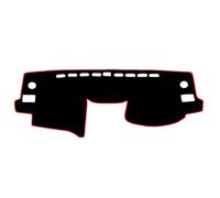 Tapis De Protection pour Toyota Yaris 2005-2011 Hatchback, Revêtement Antidérapant Protection Thermique Dashboard Auto Voiture Tapis Tableau,Right Hand Drive-Red