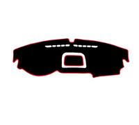 Tapis De Protection pour Volkswagen VW Tiguan 2009 2010 2011 2012 2013 2014 2015, Revêtement Antidérapant Protection Thermique Dashboard Auto Voiture Tapis Tableau,Left Hand Drive-Red