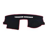 Tapis De Protection pour VW Jetta A5 MK5 2005 2006 2007 2008 2009 2010 2011, Revêtement Antidérapant Protection Thermique Dashboard Auto Voiture Tapis Tableau,Right Hand Drive-Red