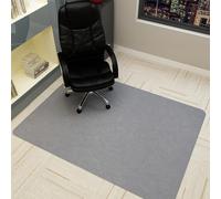 Tapis de protection rectangulaire pour chaise de bureau - Protection de sol dur antidérapant pour sols en bois franc - Tapis de chaise roulant de jeu multifonction pour la maison, le bureau et l'étude