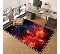 Tapis de Protection Sol pour Bureau Chaise | Tapis de Chaise de Bureau 140 x 180 cm Tapis de Chaise Gaming | Tapis de Sol Bureau Tissu | Tapis Protège Sol pour Sols Durs Antidérapant Silencieux