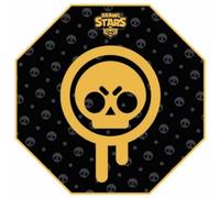 Subsonic - Tapis de Sol Gaming Brawl Stars 100x100 cm - Antidérapant pour Chaise de Bureau - Tapis de Protection de Sol et Parquet pour Chambre Gamer - Facile à Nettoyer - Noir