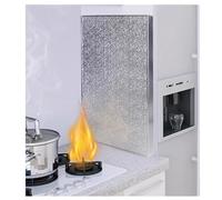 Tapis de protection thermique de cuisine ignifuge résistant à l'huile pour grille et cuisinière à gaz - Protection durable - Taille : 70 x 60 cm