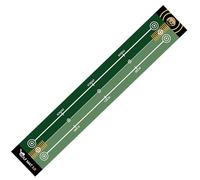 Tapis de putting de golf intérieur | Entraînement avec dossier sans glissement Grande pratique verte pour le ministère de l'Intérieur Utilisation du polyester Lavable Débutants Femmes Golfeurs