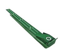 Tapis de putting de golf - Vert d'entraînement en velours pour l'intérieur et l'extérieur, fonction de retour automatique de balle, surface à double alignement, tapis d'exercice portable et léger