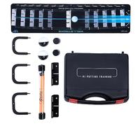 Tapis de putting d'intérieur - Outil d'entraînement professionnel à portée de conduite - Système de boîte à outils d'entraînement de putting portable | Solution complète de golf pour zone de garage