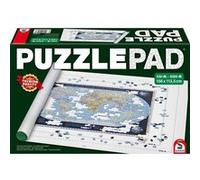 Schmidt-Spiele Tapis à rouler pour puzzles 500–6000 pièces 155 x 113,5 cm Vert/Blanc