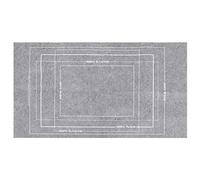 Tapis de Puzzle, Couverture de Rangement, Grande capacité, Tissu feutré, Accessoires de Jouets pour Enfants, Gris 46x26 Pouces