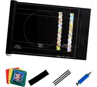 Tapis De Puzzle En Feutre Puzzle Roll Rollable Pour 1500 Pièces Avec Poche De Rangement Tapis De Jeu (118 Cmx66 Cm)