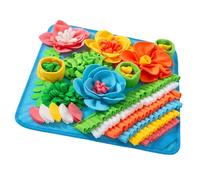 Tapis de puzzle interactif pour chien - Jouet de recherche de nourriture à renifler, stimule la résolution de problèmes, favorise les compétences d'alimentation | Activité enrichissante pour les races