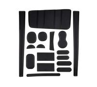 Tapis de rainure de Porte antidérapant pour Fiat, pour Panda 2021 2022 2023, Tapis de Fente de Porte en Caoutchouc, Accessoires d'intérieur MTVTFECEWG(Black)