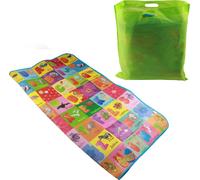 Tapis de rampage pour bébé réversible pliable lavable modèle de couleur imperméable grand jeu pour le sol de l'enfant