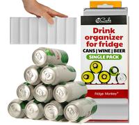 Tapis de rangement pour canettes de vin et de soda pour r frig rateur - Support pour boissons empilables pour un rangement facile - Gain de place