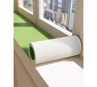 Tapis de Rebord de Fenêtre Protecteur de Rebord Fenêtre 72 Pouces Couleur Unie Absorbant, Tapis Salle Bain en Terre Diatomées Séchage Rapide, Revêtement Décoratif Bouclier(Green 2,72x5inch (182x13cm))